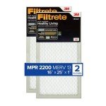 Filtrete 16x25x1 MERV 13 AC Air Filters 2-Pack