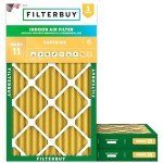 16x25x2 MERV 11 Allergen Air Filters - 3-Pack