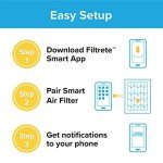 Filtrete Smart Air Filter, MPR 1500, 2 Pack