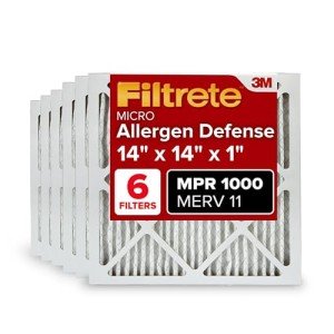 Filtrete AD11 Air Filter 6-Pack, 14x14x1