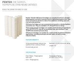 Pentair Pentek 10-Inch Sediment Water Filter Cartridge