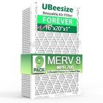 UBeesize 16x20x1 MERV 8 Air Filter Pack