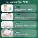 UBeesize 16x20x1 MERV 8 Air Filter Pack