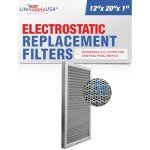 Washable Aluminum Electrostatic Air Filter, MERV 8