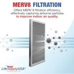 Washable Aluminum Electrostatic Air Filter, MERV 8