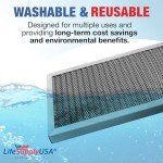 Washable Aluminum Electrostatic Air Filter, MERV 8