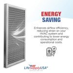 Washable Aluminum Electrostatic Air Filter, MERV 8