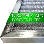 Trophy Air Merv 8 Washable HVAC Filter 12x30x1