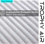 Trophy Air Merv 8 Washable HVAC Filter 12x30x1