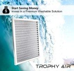 Trophy Air Merv 8 Washable HVAC Filter 12x30x1