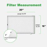 Washable 16x20x1 Air Filter for AC & Furnace