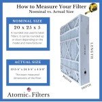 Atomic X6673 MERV 11 Compatible Air Filter, 2-Pack