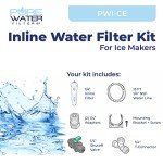 Inline Water Filter for Ice Makers