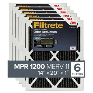 Filtrete 14x20x1 Merv 11 Air Filters, 6-Pack