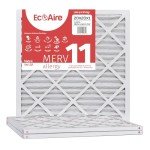 Eco-Aire 20x20x1 MERV 11 Air Filters (3 Pack)
