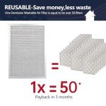 Demiwise 18x24x1 Washable Aluminum Air Filter
