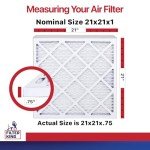 Filter King 21x21x1 MERV 11 Air Filter 6-Pack