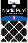 Nordic Pure 16x20x4 Carbon Pleated Odor Filter