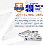 20x24x2 MERV 8 Pleated Air Filters - 6 Pack