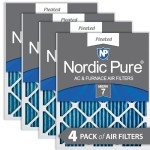 Nordic Pure MERV 7 Pleated Air Filters 4 Pack