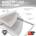 K&N 16x25x1 Washable MERV 8 Air Filter