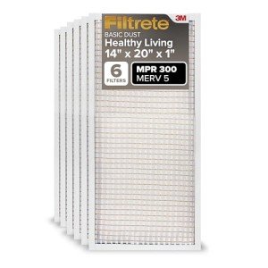 Filtrete 14x20x1 Pleated Air Filters - 6 Pack