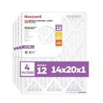 Honeywell MERV 12 Electrostatic HVAC Filters 4-Pack