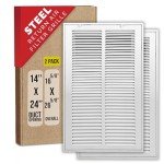 2-Pack 14x24 Steel Air Filter Grille