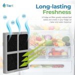 Tier1 Refrigerator Water & Air Filter 3-Pack