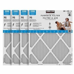 Kirkland Signature 20x25x1 Electrostatic Air Filter Pack