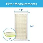 Filtrete DR23 6-Pack Air Filters, 14"x24"x1