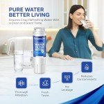 EVERFLOW UKF8001 Compatible Water Filter – 3 Pack