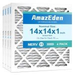 AmazEden 14x14 AC Furnace Air Filter 4-Pack