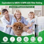 MAXTBEE Reusable 24x24 Air Filter MERV 8