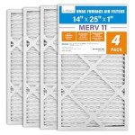 LotFancy MERV11 14x25x1 Air Filters - 4 Pack