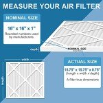 LotFancy MERV11 14x25x1 Air Filters - 4 Pack