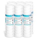 5 Micron 10"x2.5" String Wound Water Filter - 6 Pack