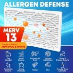 FilterLux 14x24x1 MERV 13 Pleated Air Filters (6-Pack)