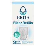 Brita Refillable Water Filter Packs - 3 Filters