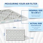 Handua 12x20x1 MERV 8 Air Filter 4-Pack