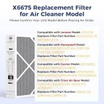 MERV 16 Air Filter 20x25x5 for Lennox