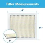 Filtrete 14x14 Pleated AC Air Filters 6-Pack