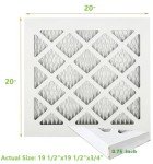 Chenzhit 20x20 Pleated Air Filters, MERV 13
