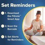 Filtrete 14x14 Pleated AC Air Filters 6-Pack