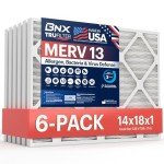 BNX TruFilter 14x18x1 MERV 13 Air Filter 6-Pack