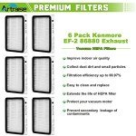 HEPA Media Filter for Kenmore EF-2 Vacuum