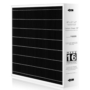Y6606 MERV 16 Air Filter 20x21x5