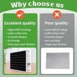 Y6606 MERV 16 Air Filter 20x21x5