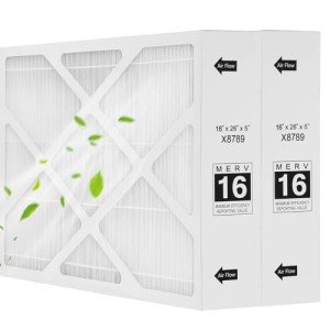 MERV 16 Carbon Clean Air Filters (16"x26"x5")