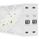 MERV 16 Carbon Clean Air Filters (16"x26"x5")